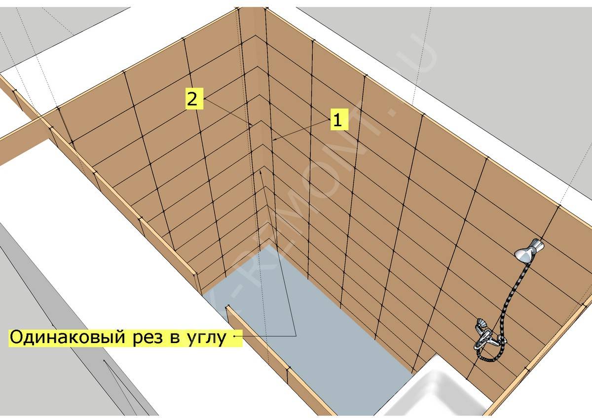 Раскладка плитки в ванной: схемы и варианты укладки плитки своими руками (115 фото + видео)