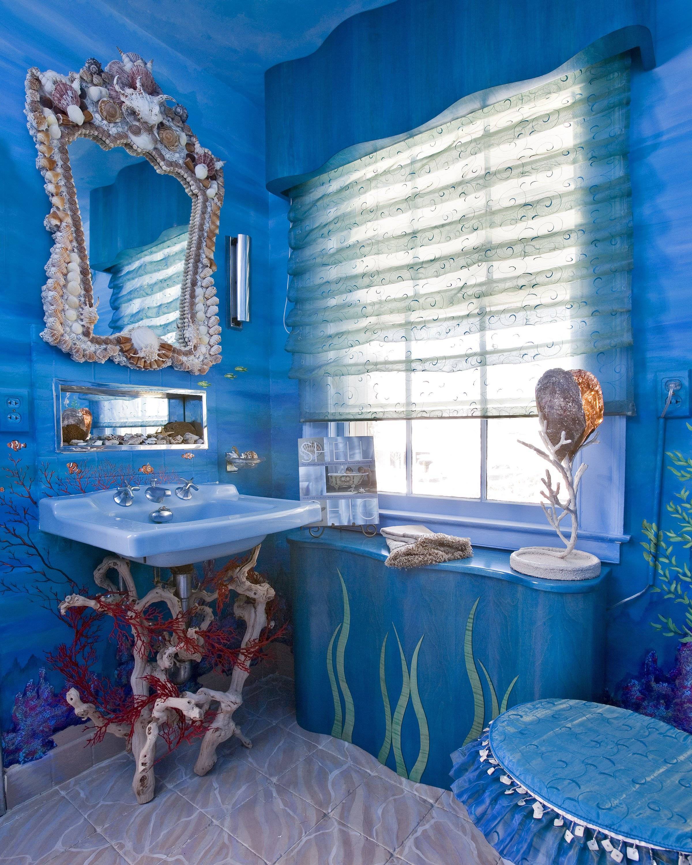 ванная комната дизайн море
