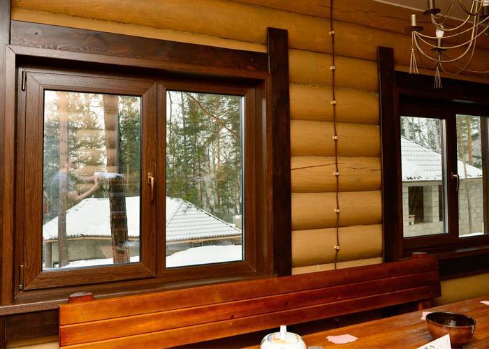 (65+ идей) окна в деревянных домах #2019 [особенности выбора и установки]