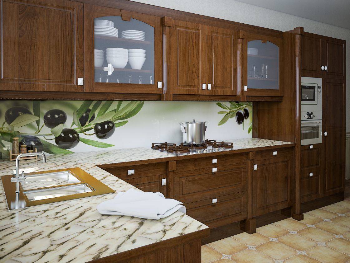 Фартук для кухни из плитки: размеры, современный дизайн, белый кабанчик
 - 28 фото