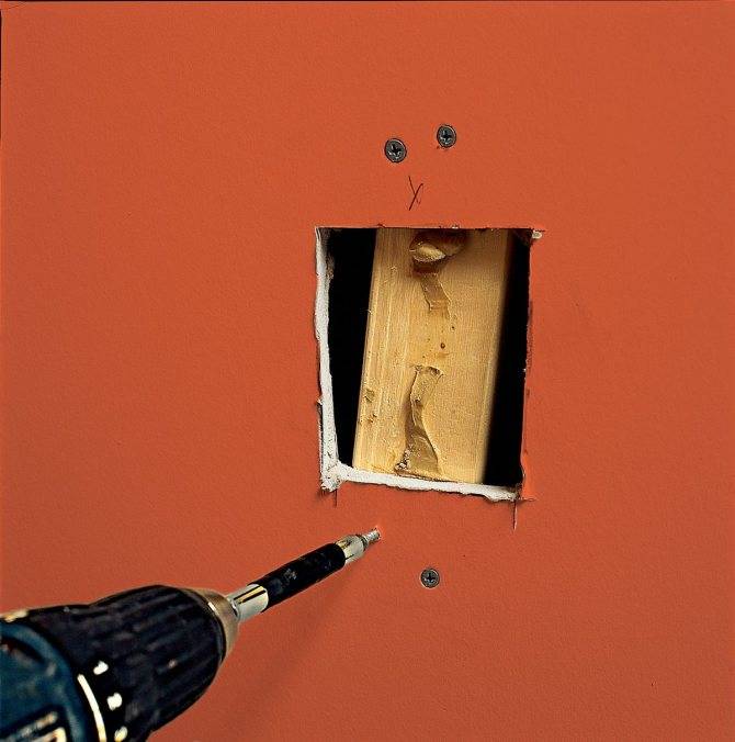 Как заделать дырку в гипсокартоне на стене? - дизайн интерьеров, фото журнал remontgood.ru