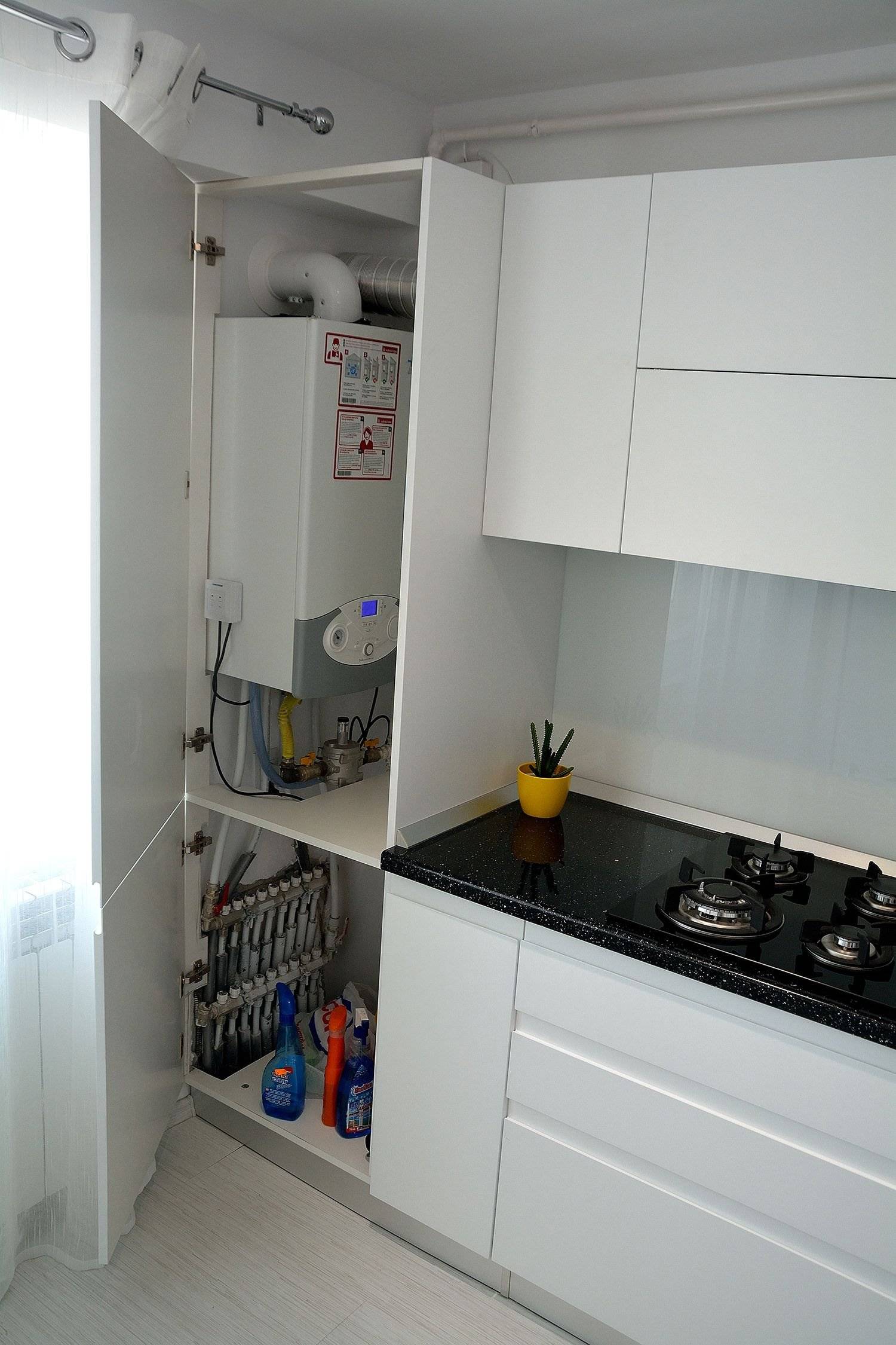 Ремонт кухни в хрущевке с газовой колонкой - дизайн маленькой кухни: как спрятать газовую колонку на кухне