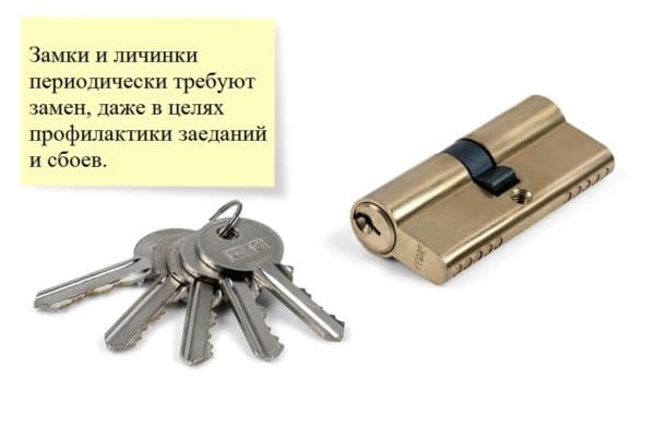 Личинка замка входной двери – как правильно выбрать
