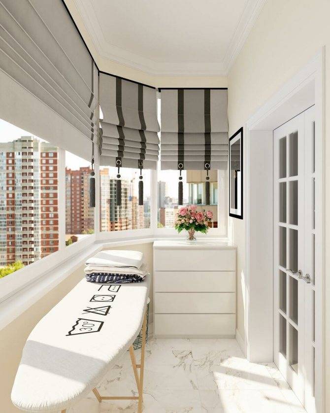 Дизайн балкона со шкафом: 165+ (фото) современных идей