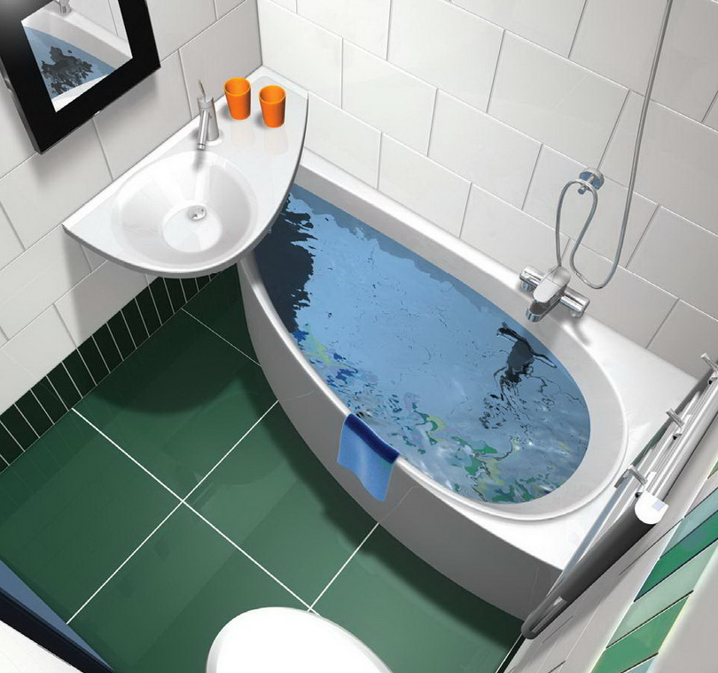 Дизайн ванной без туалета: стильные & свежие идеи + 100 фото