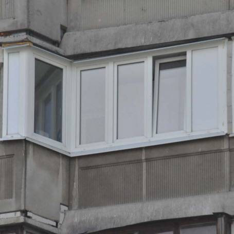 Особенности остекления лоджий и балконов в домах серии п 44, размер оконных блоков домов этой серии
