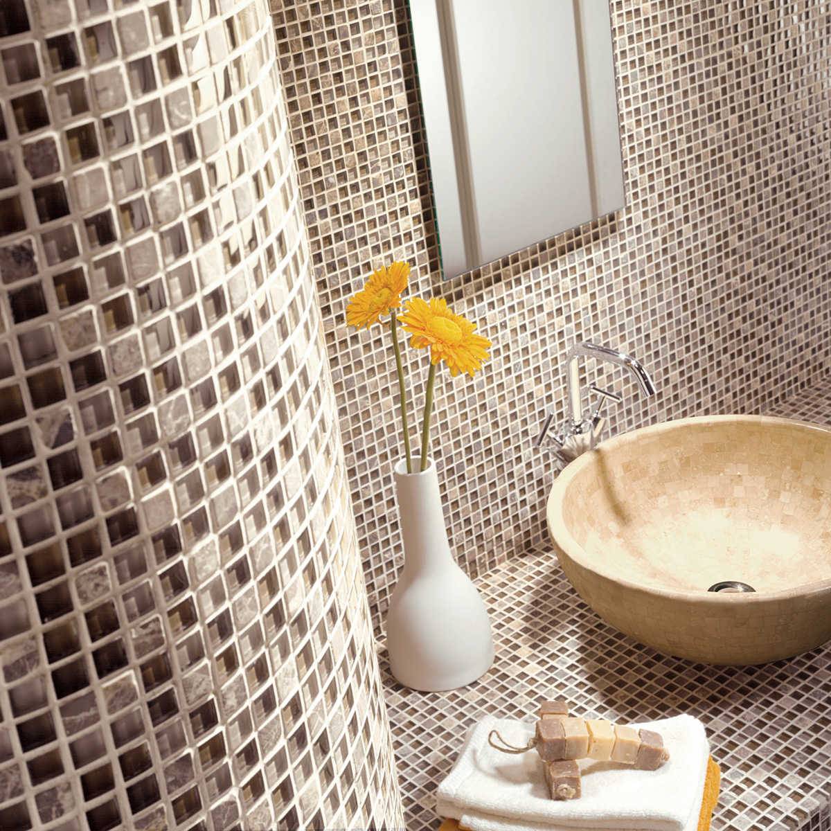 Плитка-мозаика для ванной, которую хочется купить в свой дом