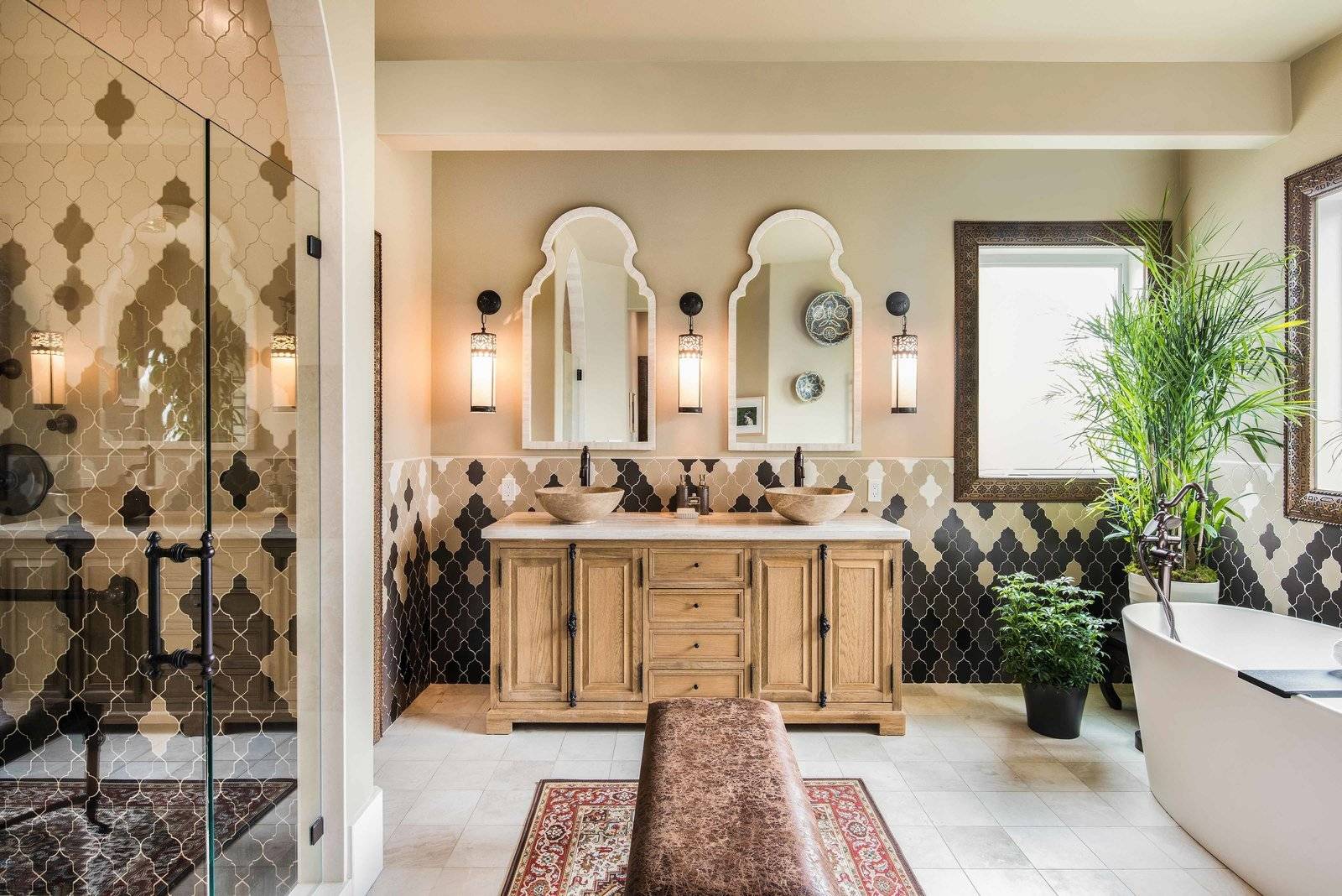 100 идей дизайна для ванной комнаты в средиземноморском стиле: италия, испания, греция
