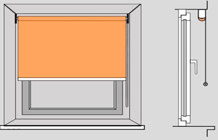 Размеры рулонных штор для пластиковых окон, как правильно сделать замер?