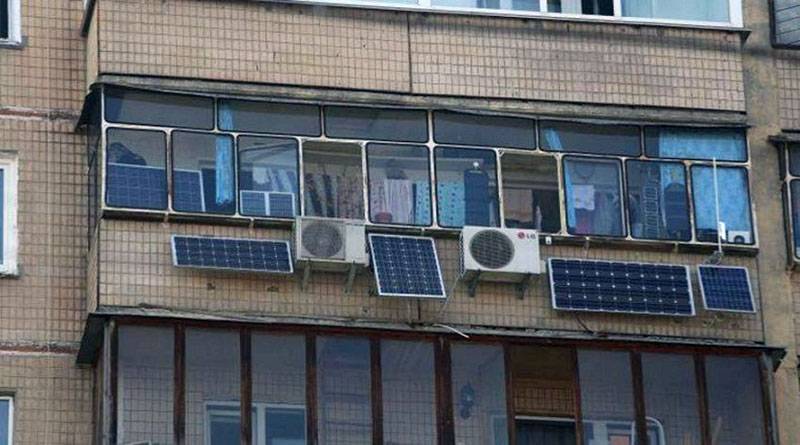 Солнечная батарея на балконе, опыт использования