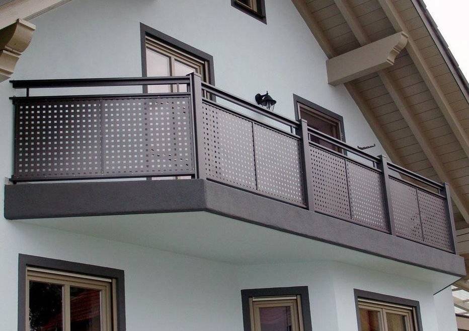 Перила на балконе в частном доме - клуб мастеров